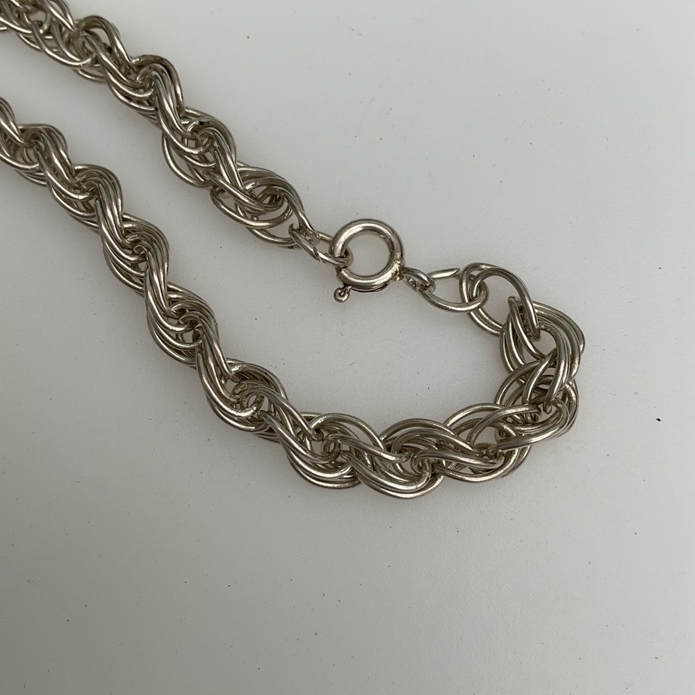 Sterling Silver Abalone Oval Pendant Necklace - Picture 8 of 8